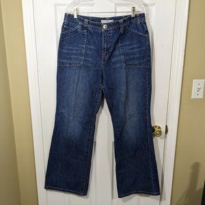 Tommy Hilfiger Y2K 2004 Hipster Boot Front Patch Pocket Back Flap Pocket - 14*